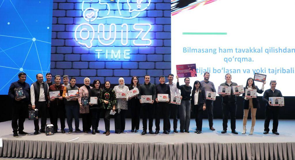 Raqamli hukumat markazida "QUIZ TIME" intellektual o‘yini bo‘lib o‘tdi!