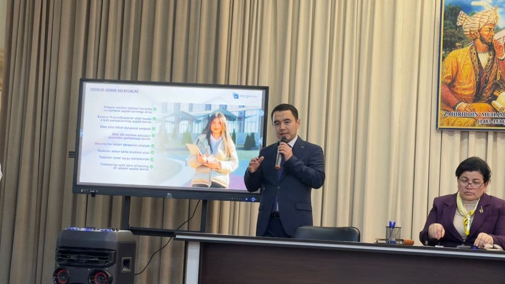 A seminar-training on digital services was organized for students in Andijan!