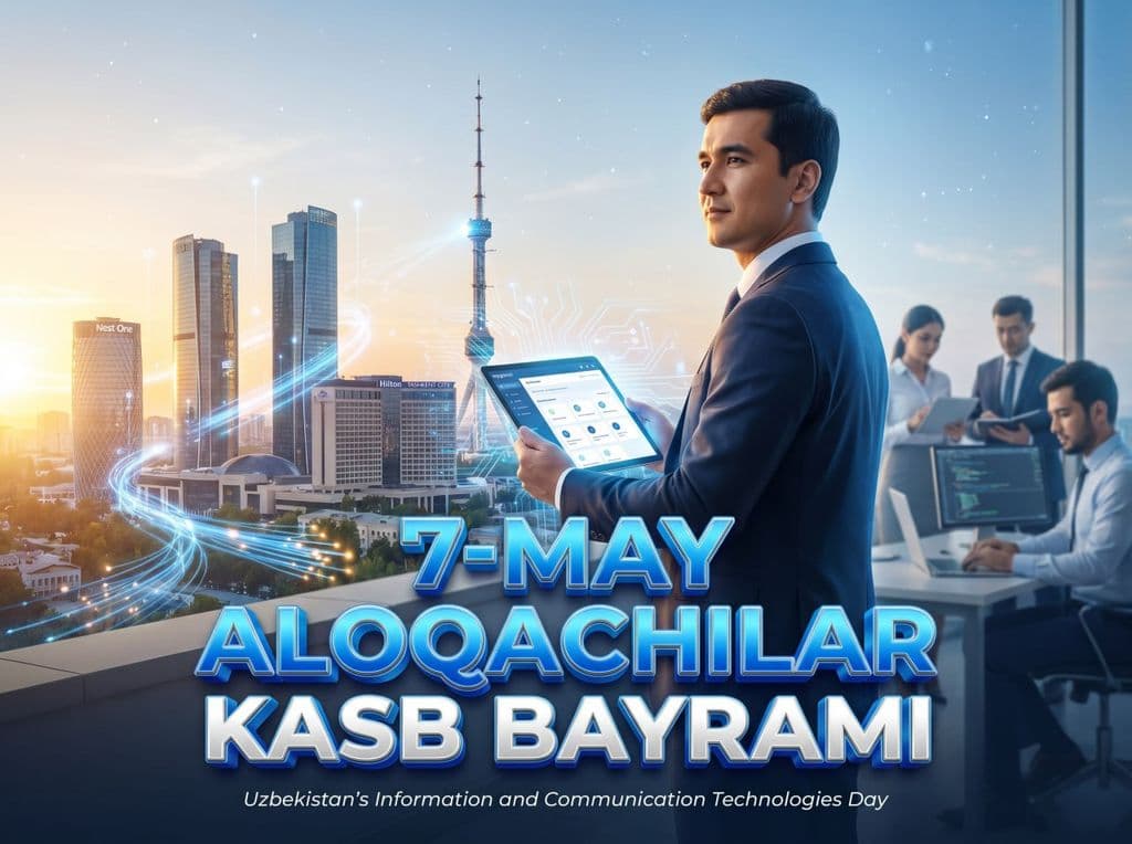 Bizni bog‘lab turuvchi texnologiyalar. 7-may — barchamiz uchun qadrli sana!