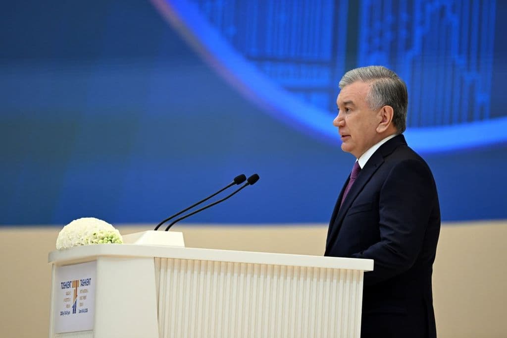 Prezident Shavkat Mirziyoyev beshinchi Toshkent xalqaro investitsiya forumining yalpi majlisida nutq so‘zladi.