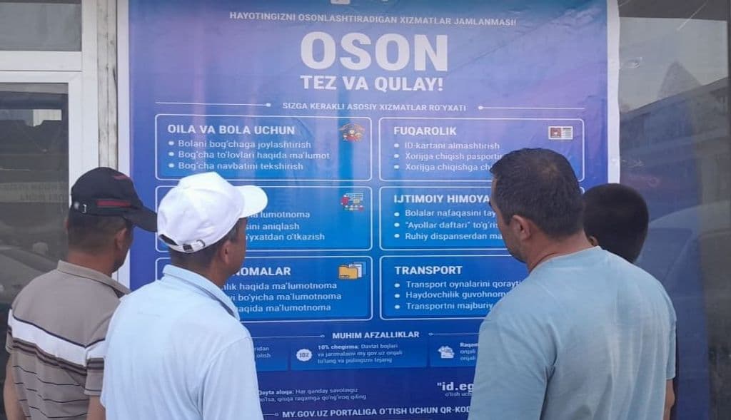 Elektron davlat xizmatlari targ‘iboti kengaymoqda  