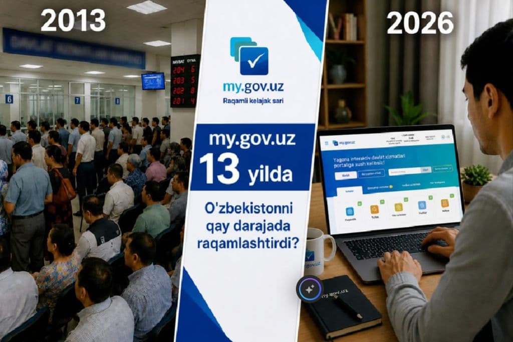my.gov.uz 13 yilda O‘zbekistonni qay darajada raqamlashtirdi?