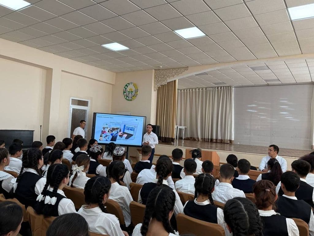 Maktab o‘quvchilari uchun seminar-trening tashkil etildi