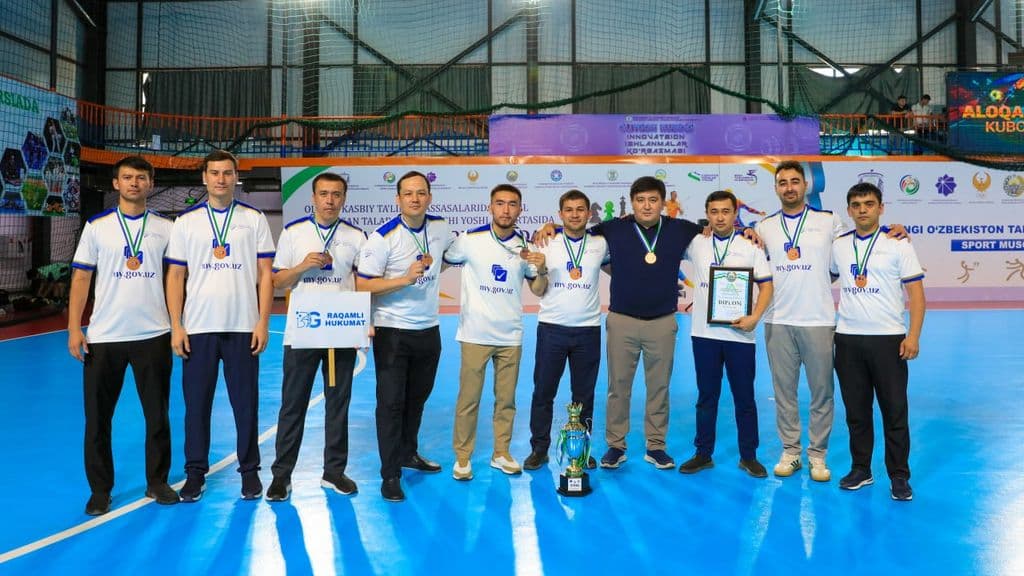 “Aloqa sohasi kubogi – 2026” musobaqasida Raqamli hukumat jamoasi faxrli 3-o‘rinni egalladi